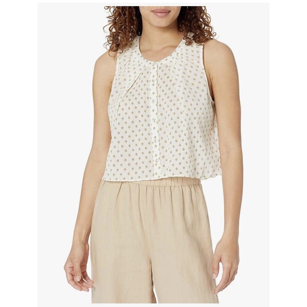 Joie‎ Womens Women's Gemma Top in Porcelain Multi SZ XL 100% Cotton NWT $178
